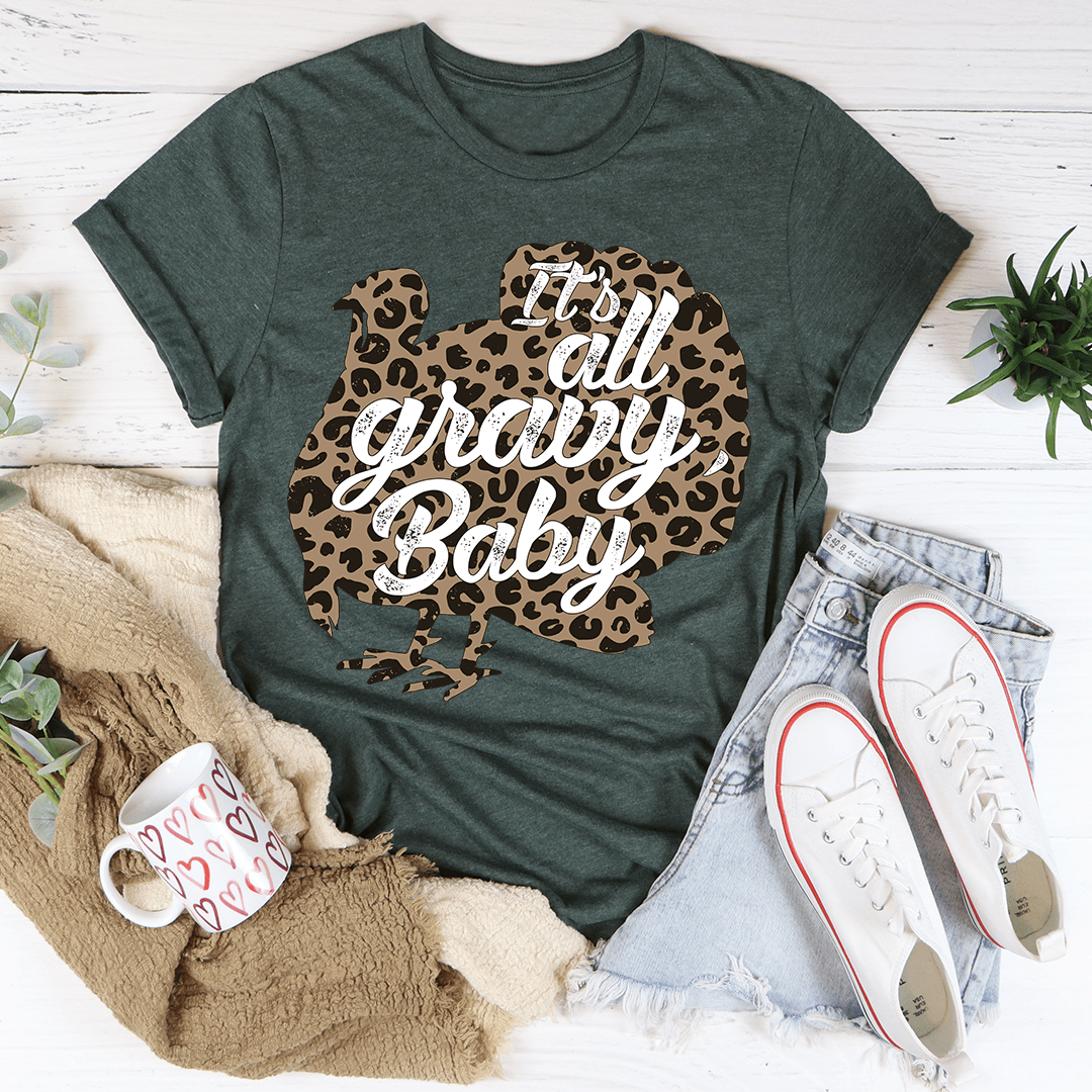 It's All Gravy Baby Tee-3