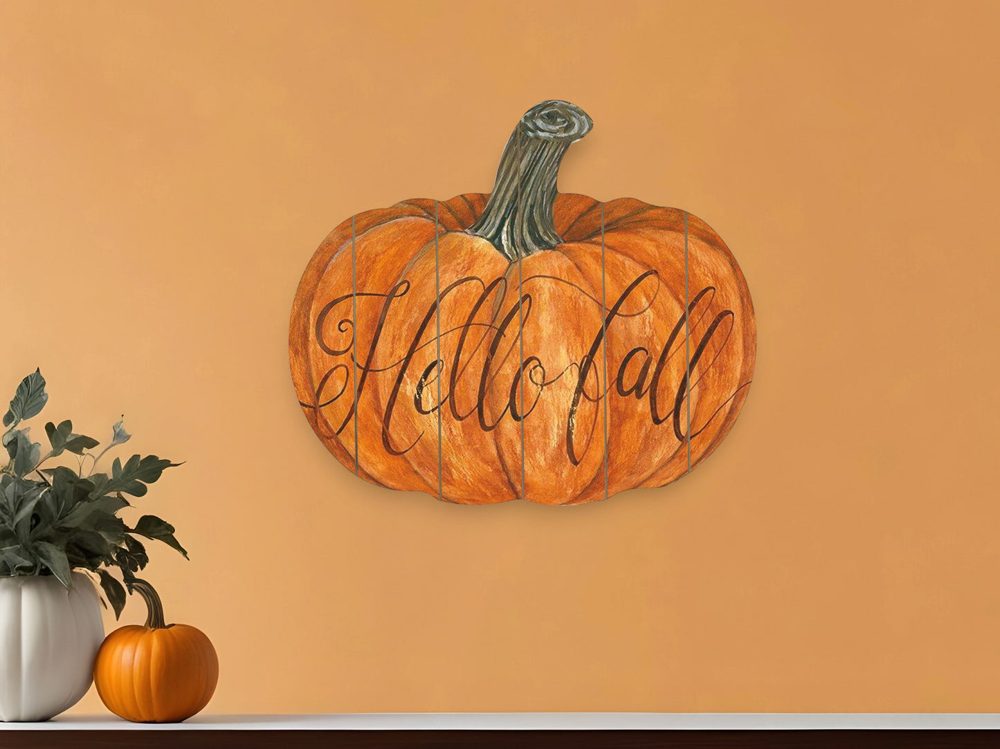Hello Fall Unframed Print Wall Art-0