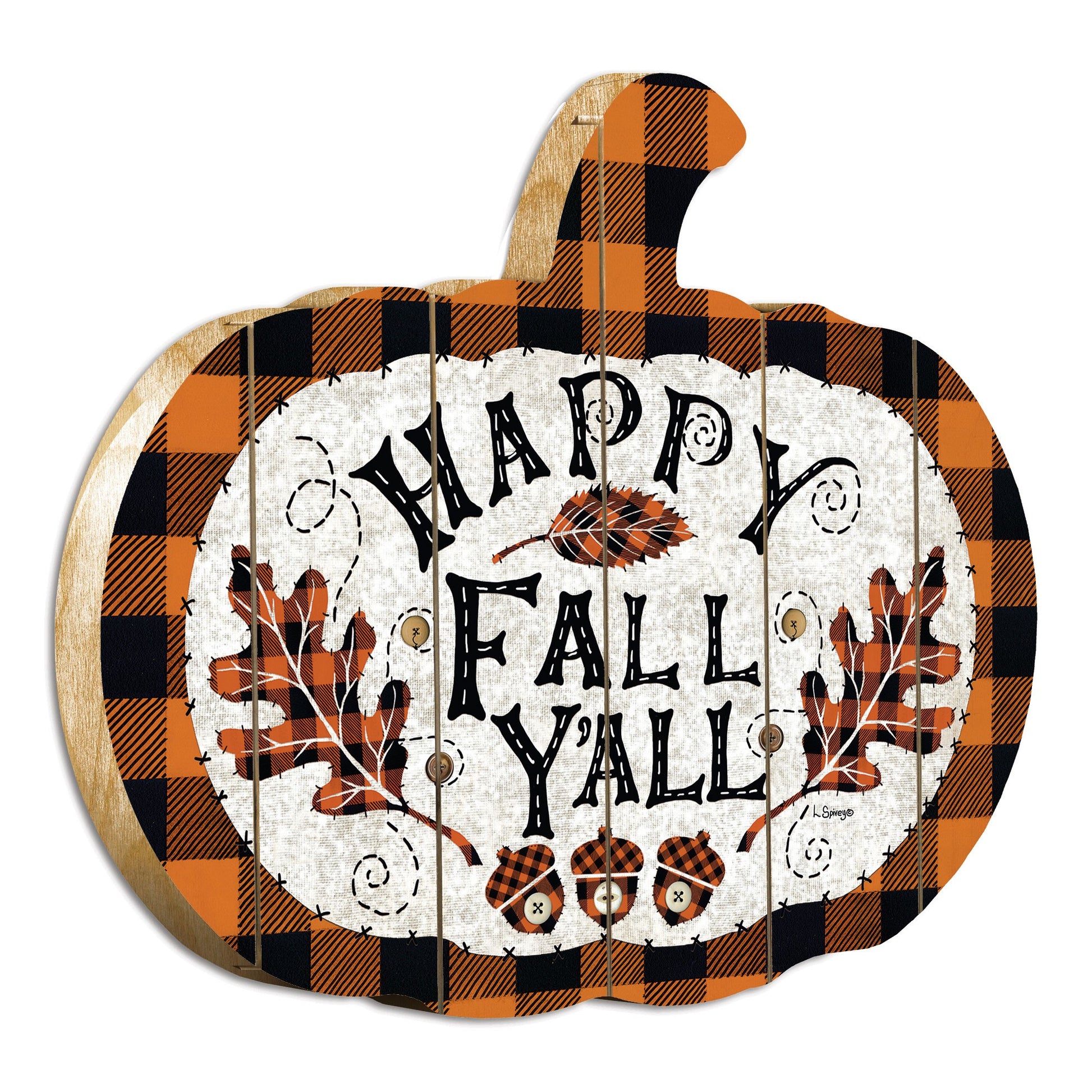 Happy Fall YAll Unframed Print Wall Art-2