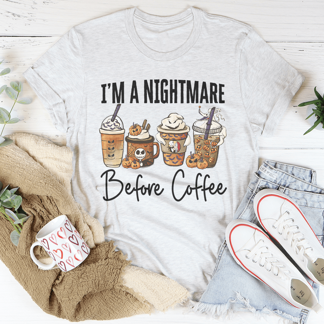 Nightmare Before Coffee Tee-0